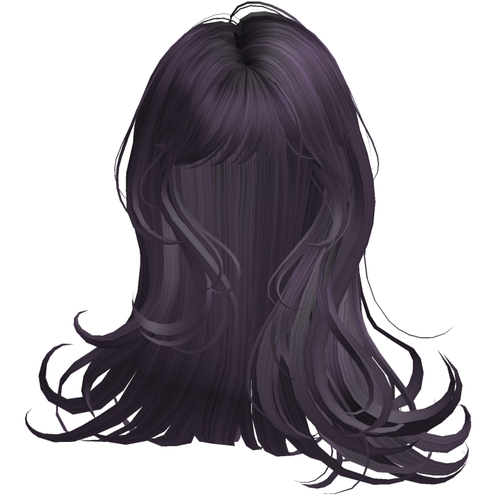 Silky Long Angelic Swirly Hair (Purple)