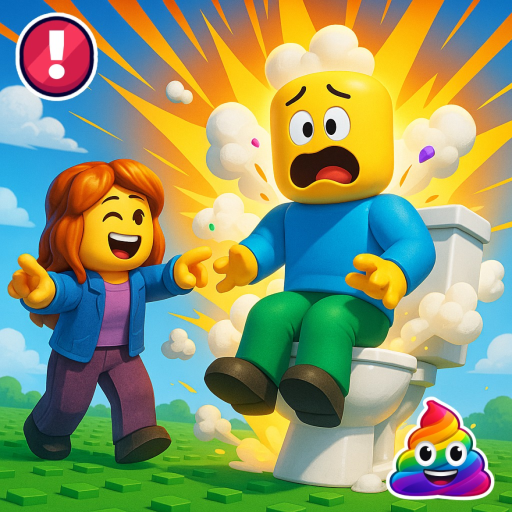 [⚠️] Don't Poop Too Much! 💩 (Funny Toilet Game) official Roblox game thumbnail