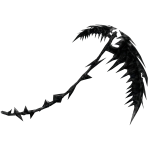 Black Gothic Vampire Scythe 