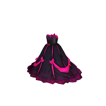 Black Rose and Red Court dress