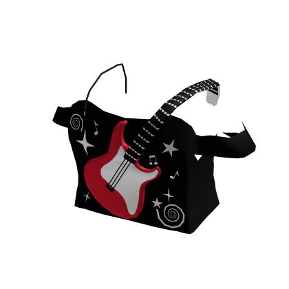 Cute Red & Black Guitar Shirt