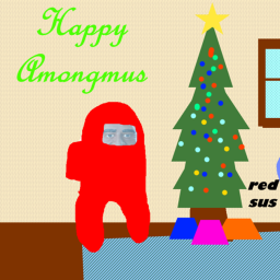 HAPPY AMONGMUS