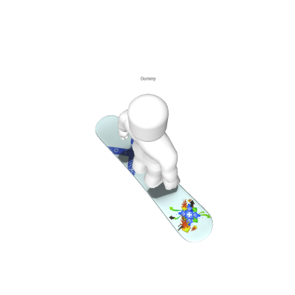 Snowboard w/ Dummy