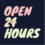 Open 24 hours!