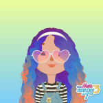 Blue girl's
