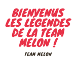 le groupe de salut et de melon