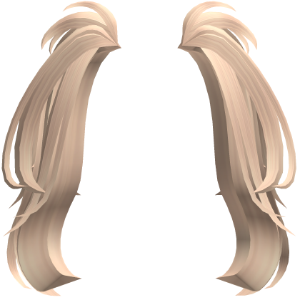 Layered Pigtail Extensions in Blonde Roblox item