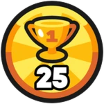 25 Wins Roblox badge thumbnail