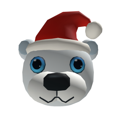 Santa Polar Bear With Hat