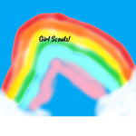 Rainbow Girl Scouts