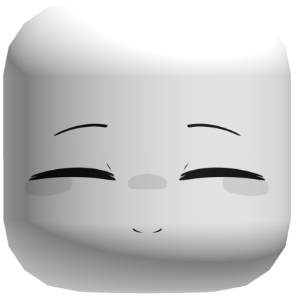 Eyes Closed Smiling Happy Face Roblox item