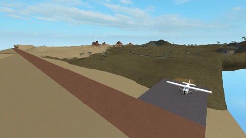 Western town with airport.