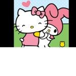 Hello kitty and my melody group chat