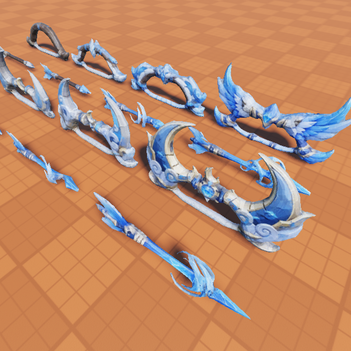 16 Free Low Poly Evolving Bow & Arrow Models preview 2