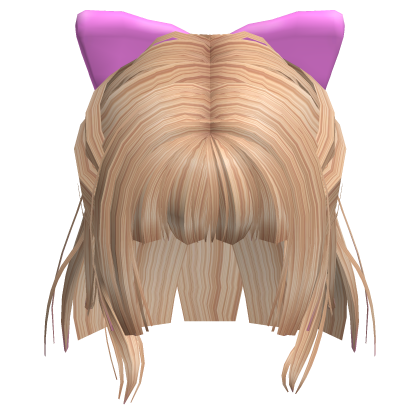  Halloween Bow Hair - Blonde Roblox item