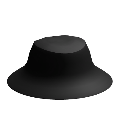 Black Bucket Hat Roblox item