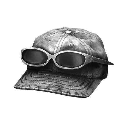 Dirty White Cap w/ Shades