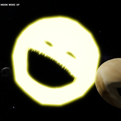 THE MOON WOKE UP (RP) {RED GIANT AND BLUE GIANT} official Roblox game thumbnail