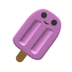😊Smiling Pink Popsicle