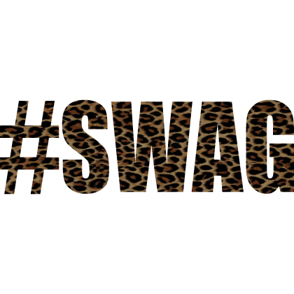 #SWAG Leopard Print Hairclip