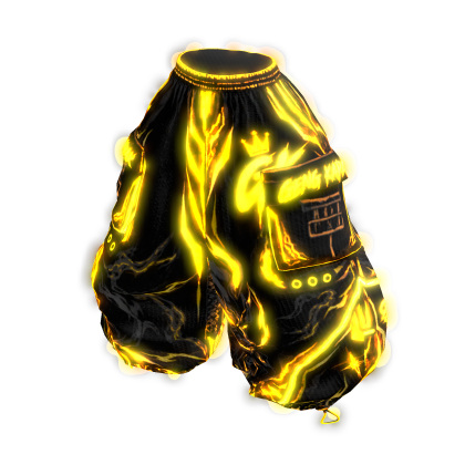 PANTS BAGGY YELLOW GOLD