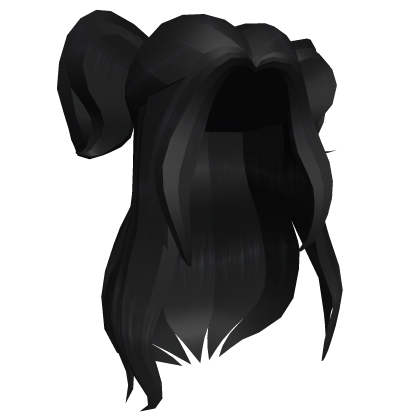 Bubbly Girl Hair in Black Roblox item