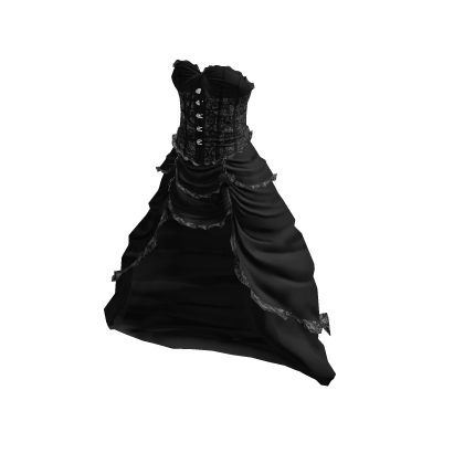 Gothic Dark Long Dress (Black)