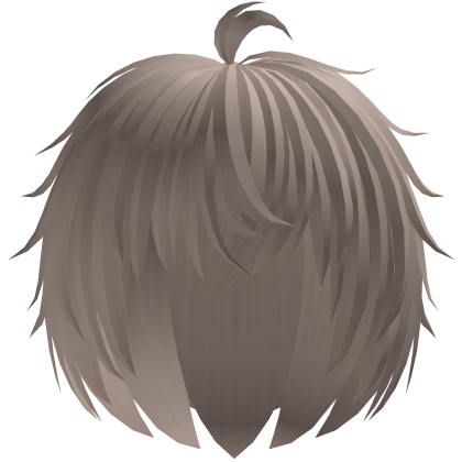 cute anime boy hair in light brown Roblox item