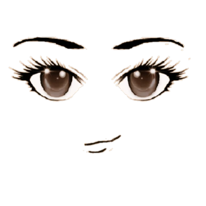 Anime Face Brown Eyes