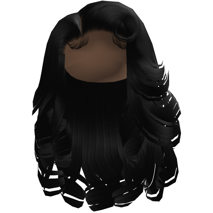 Glamorous Side Swept Curls [Black]