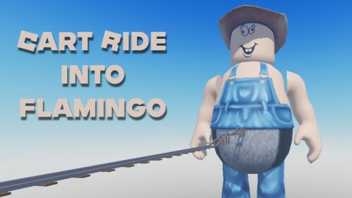 Cart Ride Into Flamingo