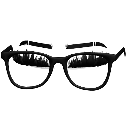 ♡ punk lashes w glasses