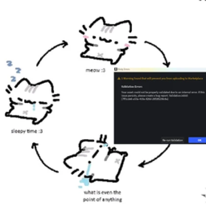 Validation Errors Roblox group icon