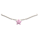 Cute star neck with peals 