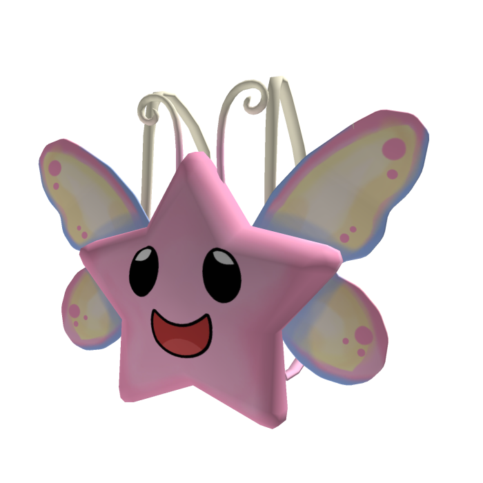 Cute Pink Butterfly Star Backpack