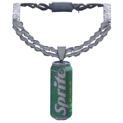 Iced Out Sprite Soda Chain Necklace 3.0 Roblox item