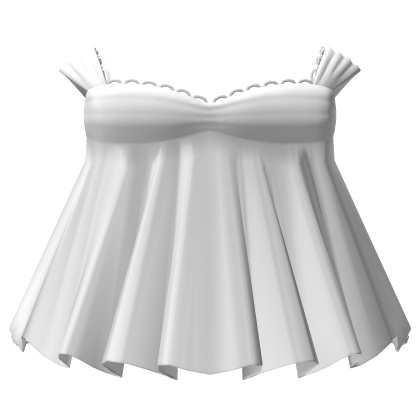 cute gothic mini babydoll dress - 3.0 white Roblox item