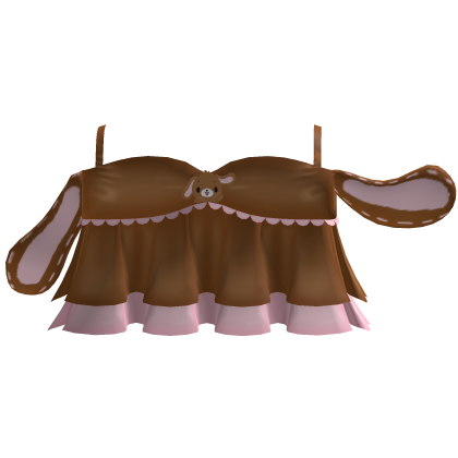 ・ sugar bunnies cute shirt - brown bun