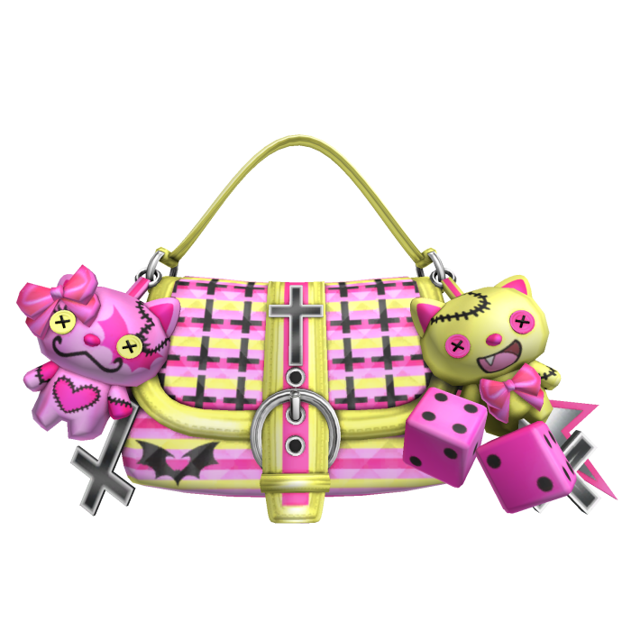 Decora Lolita Kawai Harajuku Bag W/ Cute Keychains