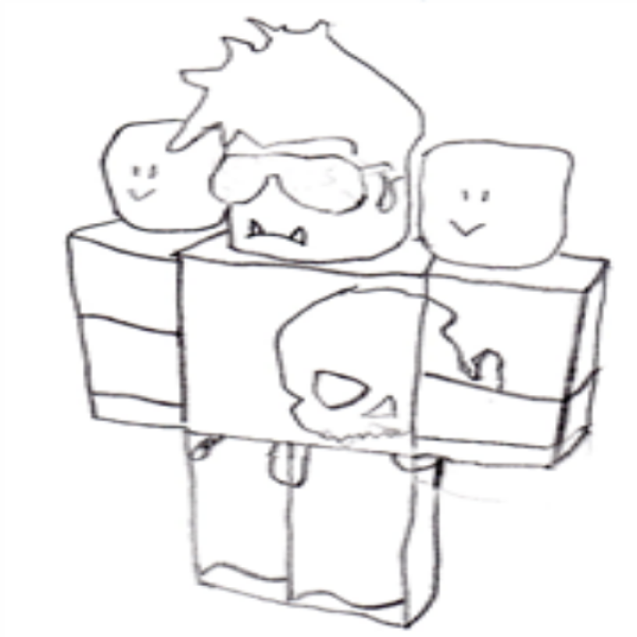 Drawing of me Roblox decal
