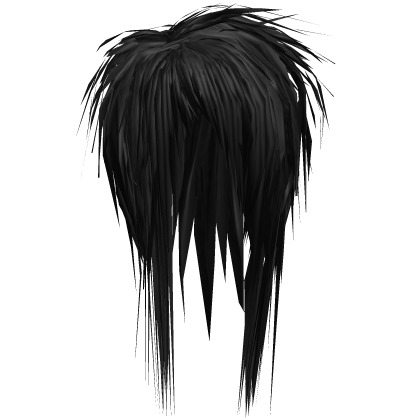 Unkept Scene Emo Hair (Black) Roblox item