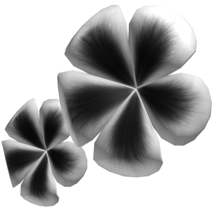 Cute Summer Plumeria Flowers (Black & White) Roblox item