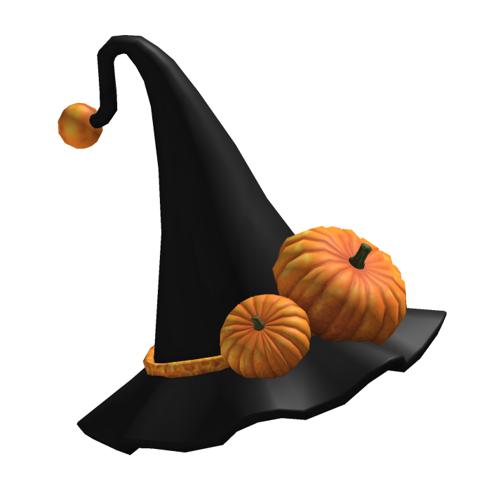 Halloween Pumpkin Witch Hat
