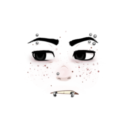 cute freckle face Roblox decal