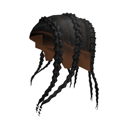 8  Braids  [Black] Roblox item