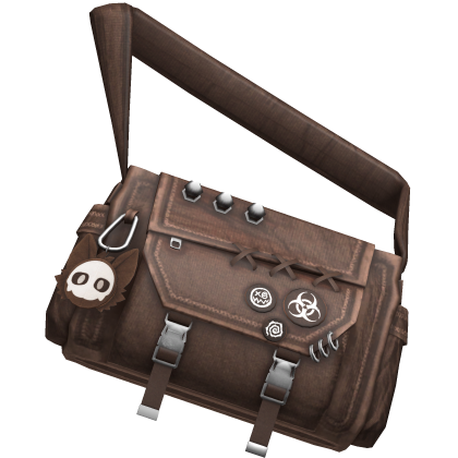 Y2K Punk Grunge Emo Brown Streetwear Crossbody Bag Roblox item