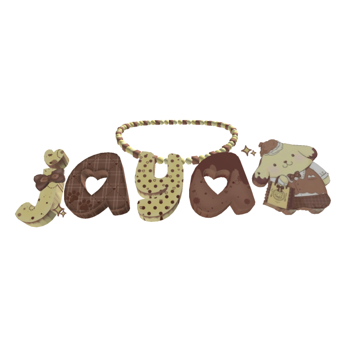 jaya's pompom necklace ♡