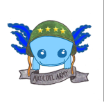 Axolotl army warrior training