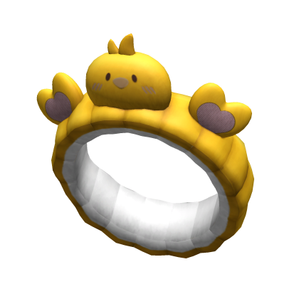 [NEW 🚨] Yellow Fluffy Kawaii Duck Makeup Headband