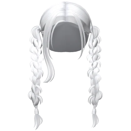 Country Girl Braids in White Roblox item thumbnail